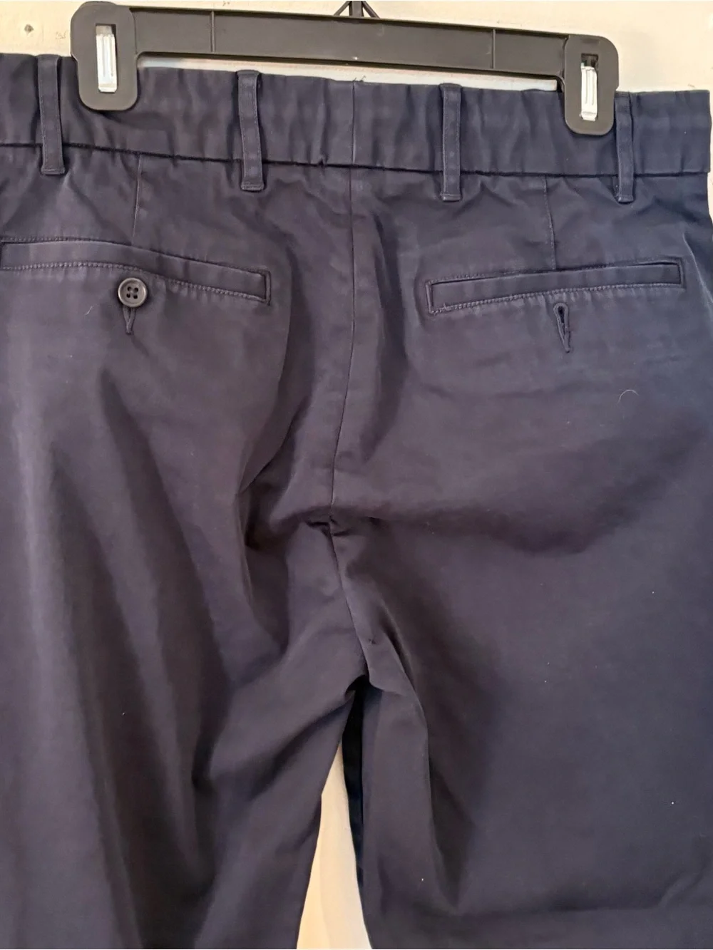 James Perse Dark Navy Pull On Drawstring Chino Pants Sz 2 (32 waist)